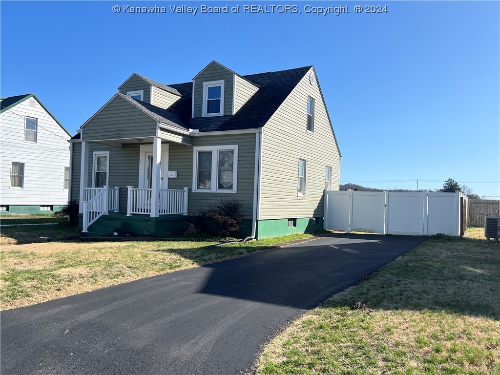 Blacktop driveway