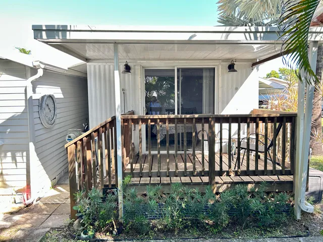 a view of a house with a patio