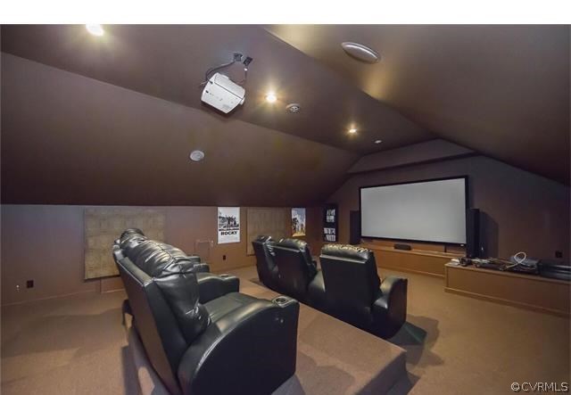 14313 Princess Mary Road Chesterfield, VA 23838 - Photo 33 of 48 a projector room with furniture