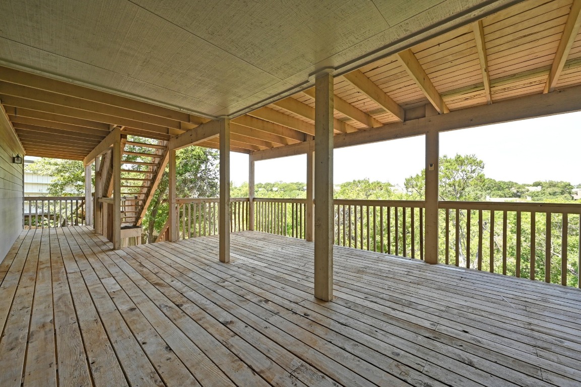 3510 Native Dancer Cove Austin, TX 78746 - Photo 26 of 35 a view of porch with wooden floor