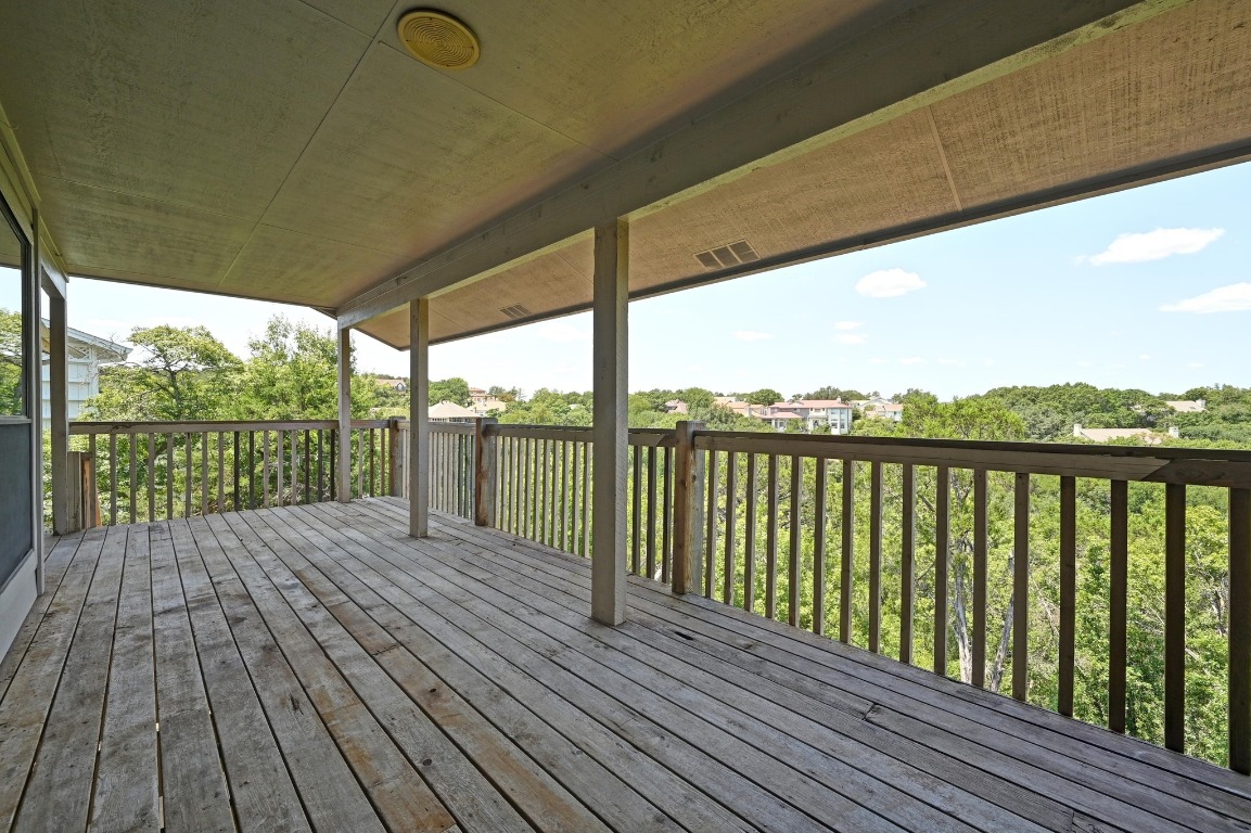 3510 Native Dancer Cove Austin, TX 78746 - Photo 31 of 35 a balcony with wooden floor in outdoor space
