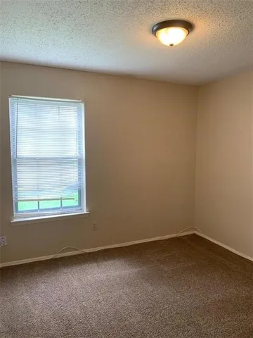a bathroom with a sink a toilet and shower curtain