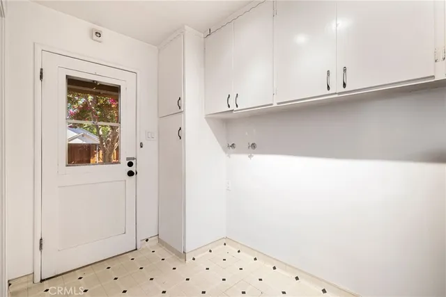 a backyard of a house with seating space