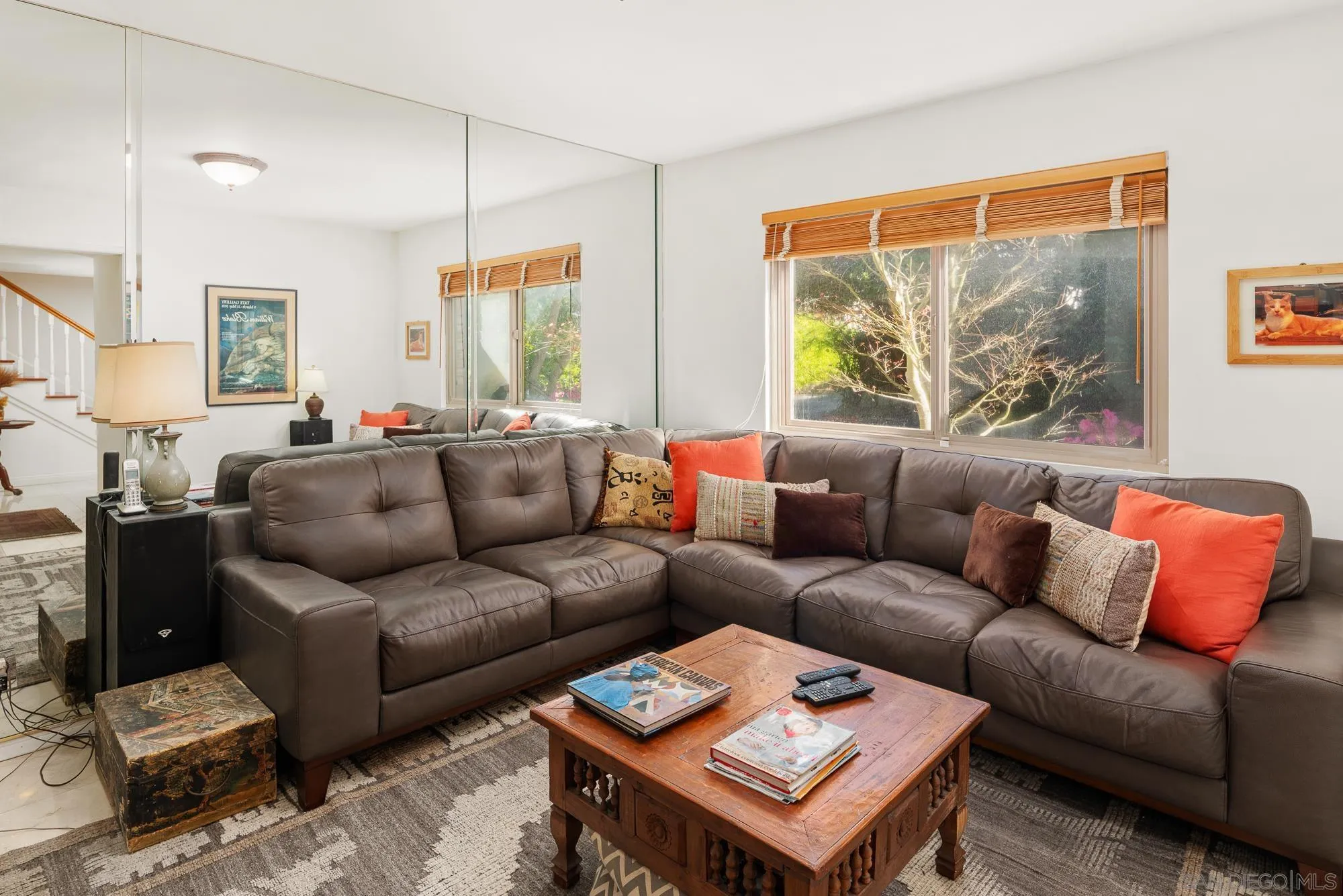1669 Los Altos Road San Diego, CA 92109 - Photo 17 of 62 a living room with furniture and a large window