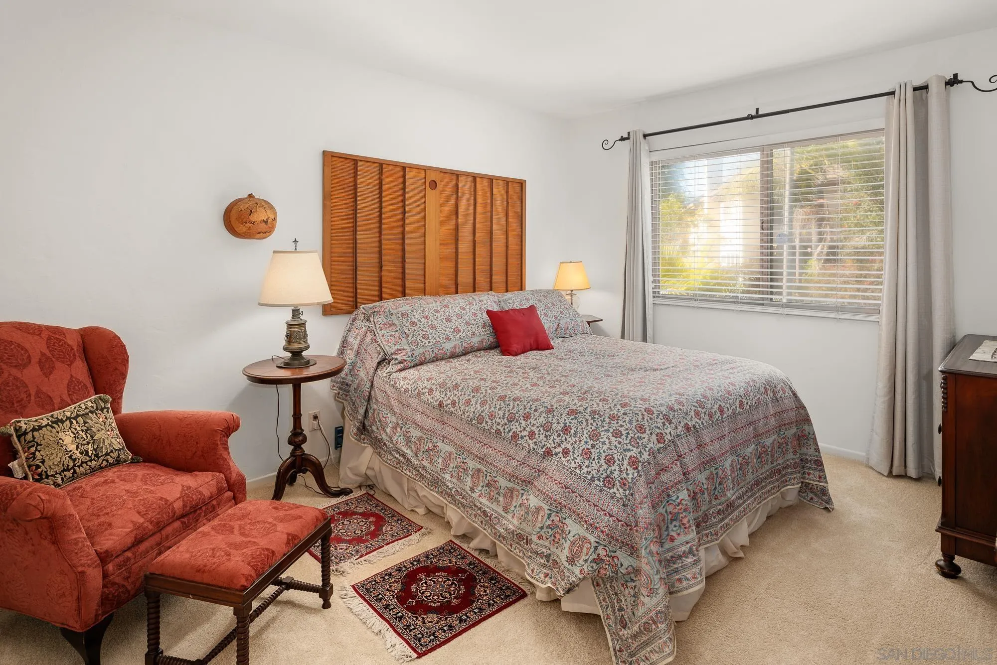 1669 Los Altos Road San Diego, CA 92109 - Photo 26 of 62 a bedroom with bed and a window