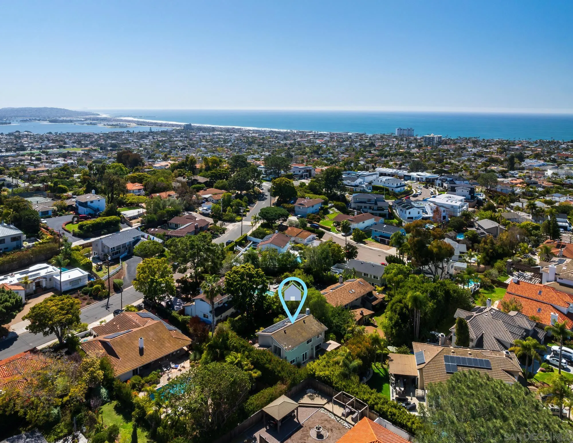 1669 Los Altos Road San Diego, CA 92109 - Photo 47 of 62 an aerial view of multiple house