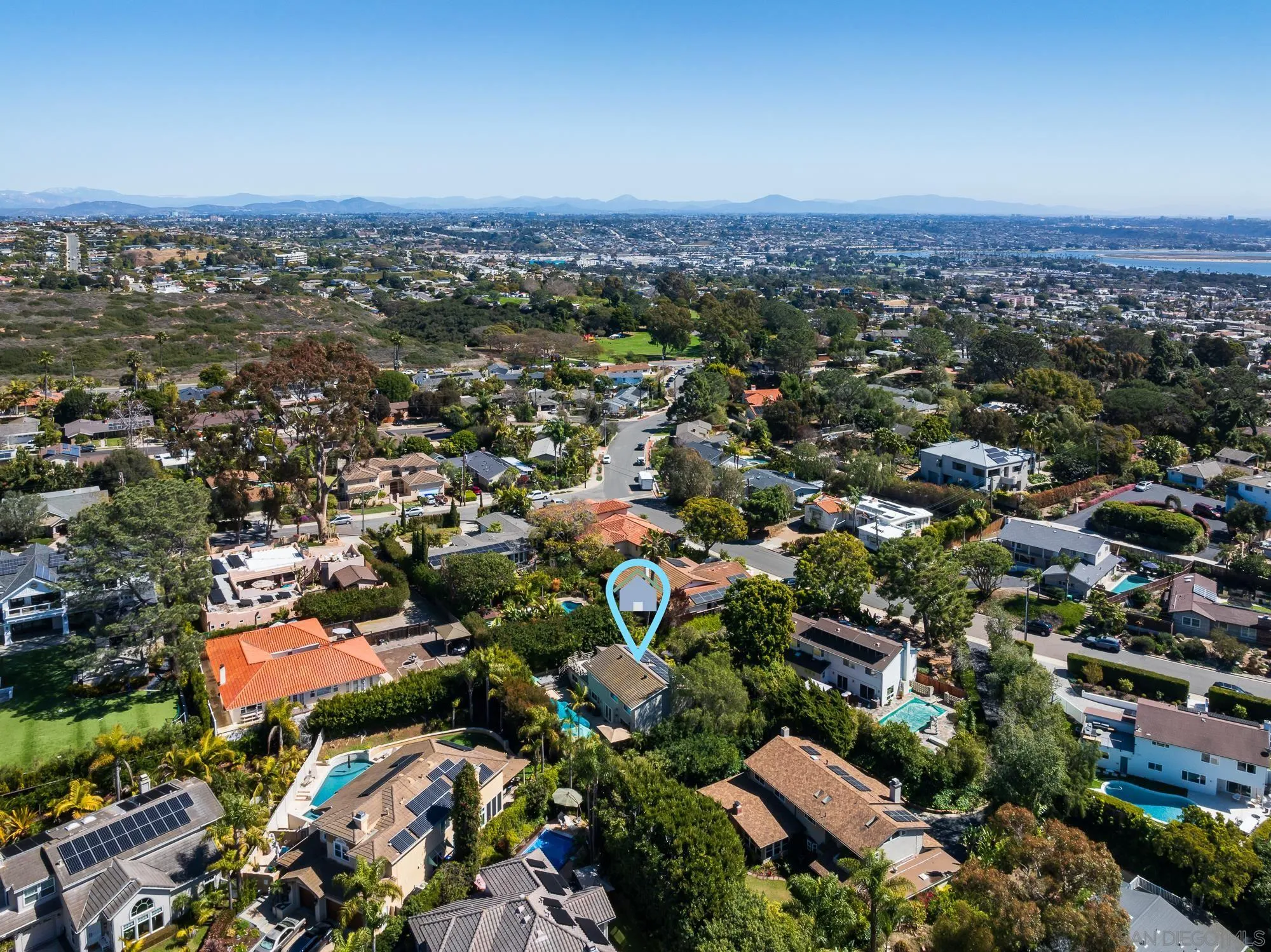 1669 Los Altos Road San Diego, CA 92109 - Photo 48 of 62 an aerial view of multiple house