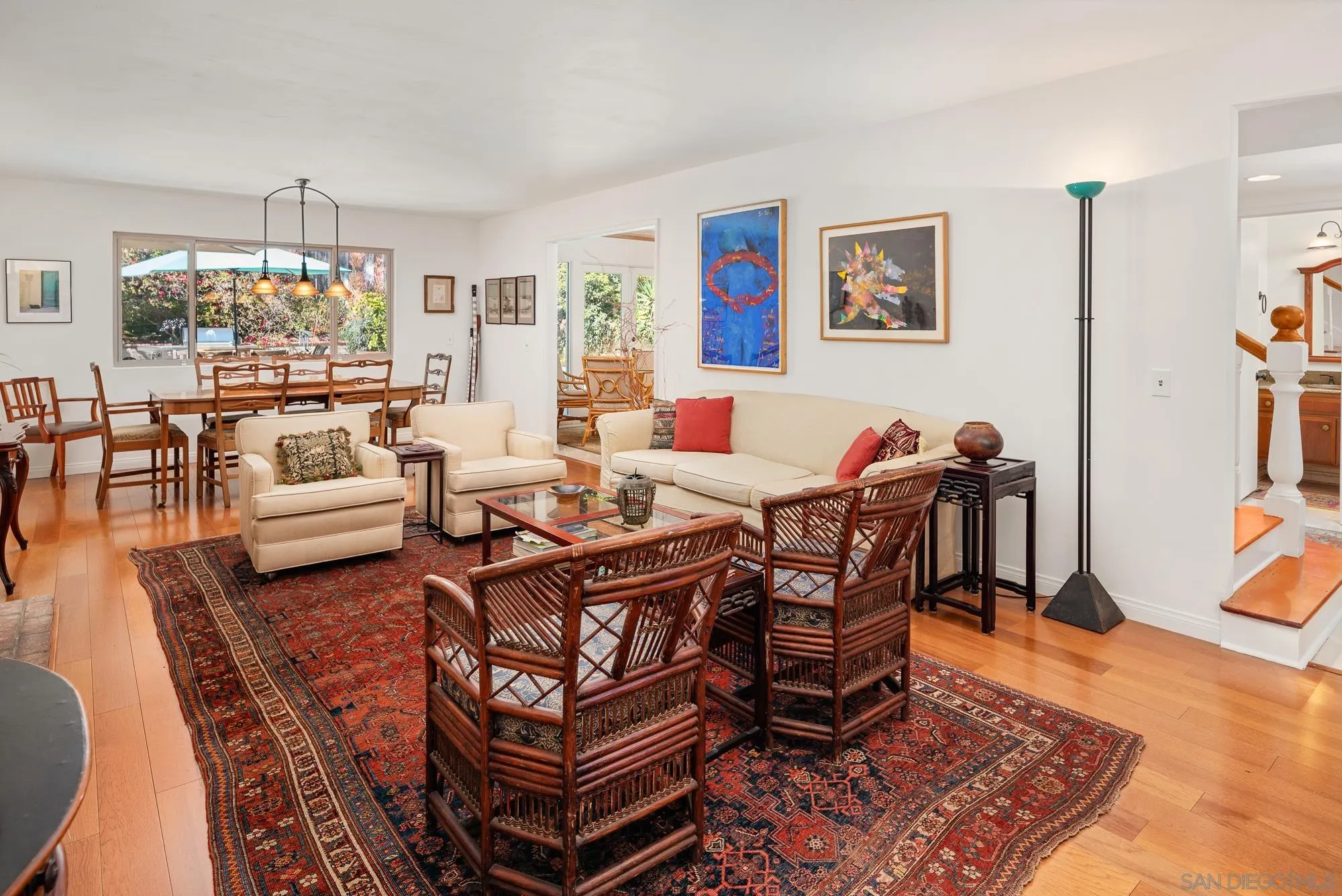 1669 Los Altos Road San Diego, CA 92109 - Photo 5 of 62 a living room with furniture and a wooden floor