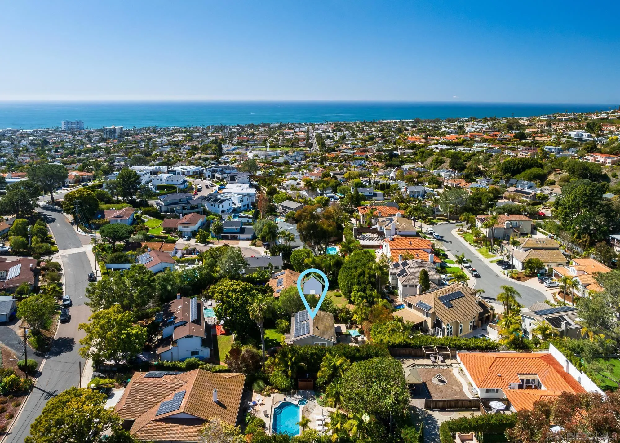 1669 Los Altos Road San Diego, CA 92109 - Photo 52 of 62 an aerial view of multiple house