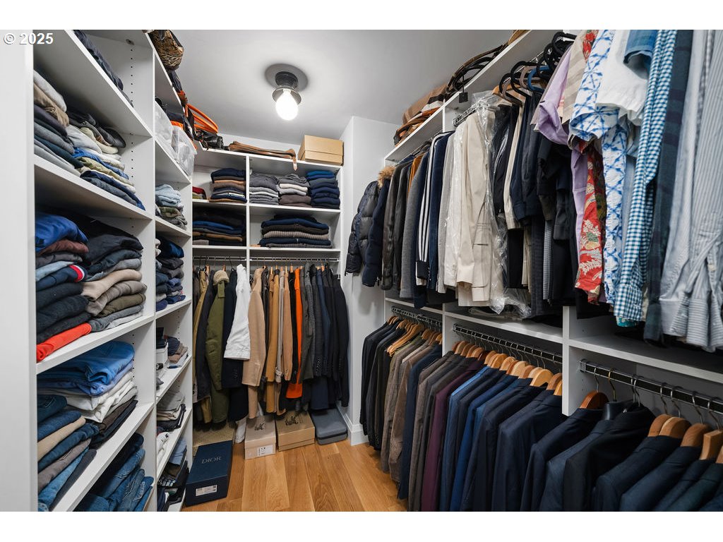 2627 Park Road Lake Oswego, OR 97034 - Photo 25 of 47 a view of walk in closet with clothes and shoes