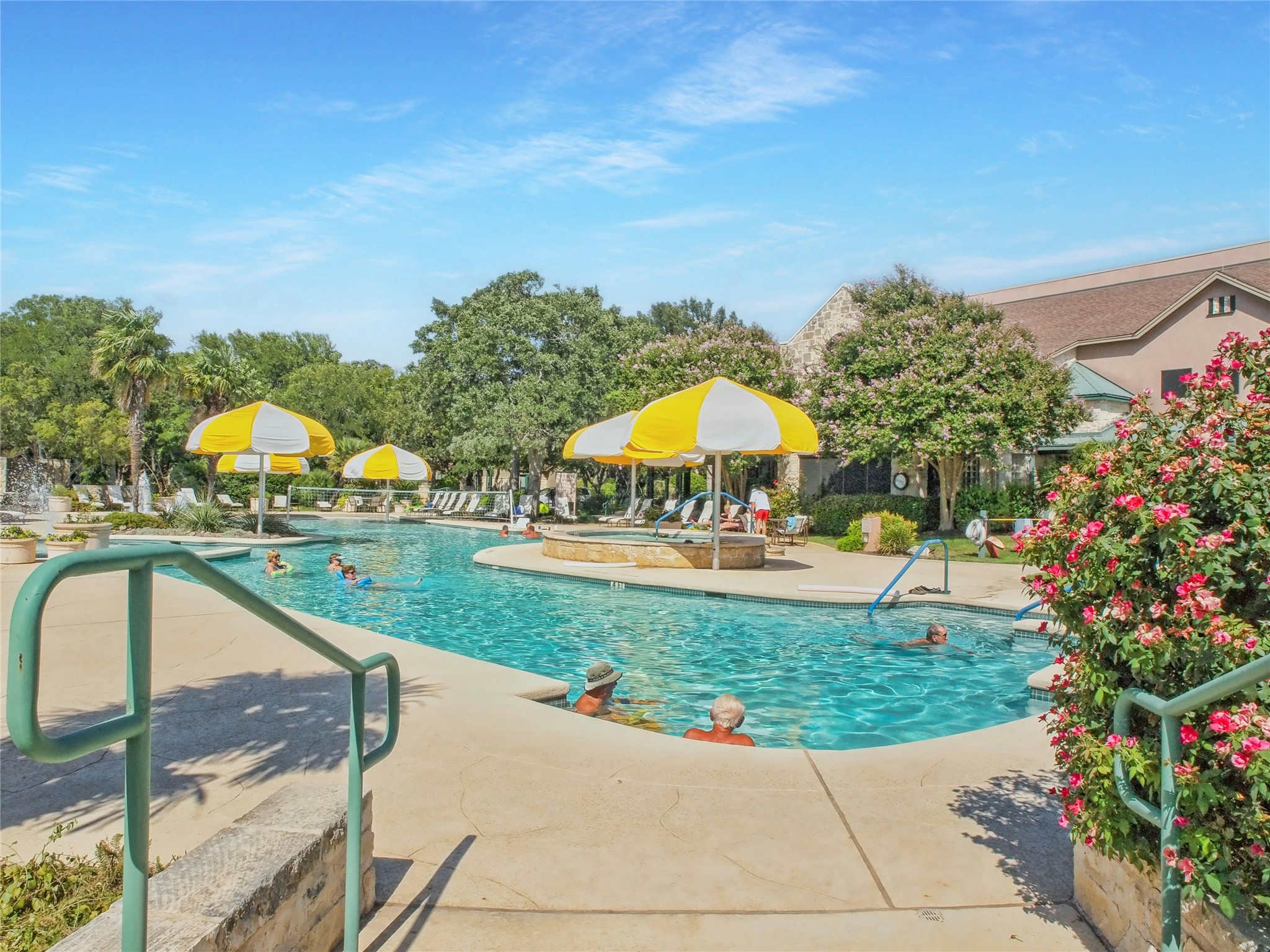 122 Harness Lane Georgetown, TX 78633 - Photo 35 of 40 a view of swimming pool from balcony
