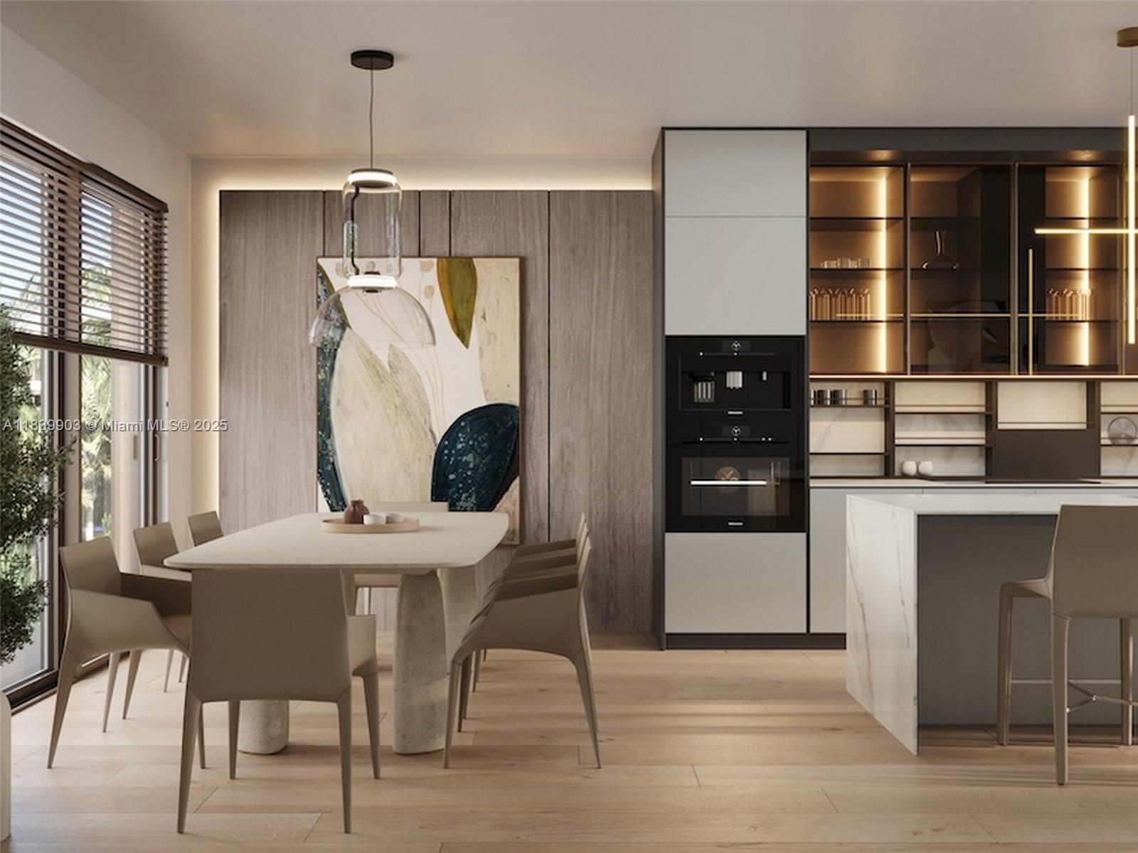 1709 Jefferson Avenue, Unit TH08 Miami Beach, FL 33139 - Photo 7 of 16 a view of a dining room with furniture and window