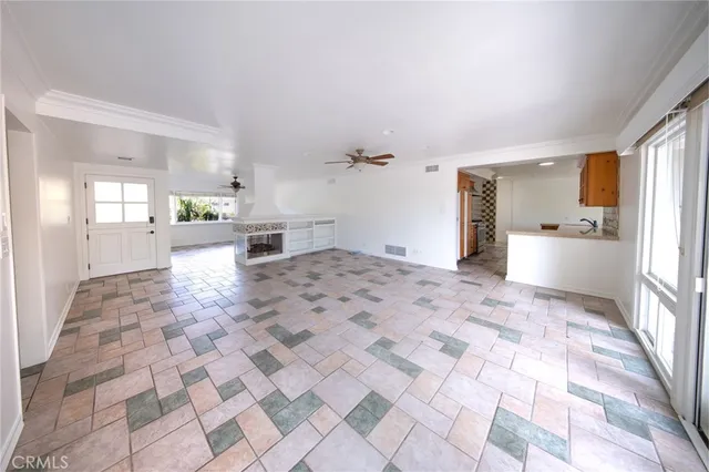 a very nice looking room with a large window