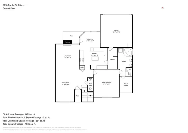 $2,590 | 8216 Pacific Street, Frisco, TX 75035