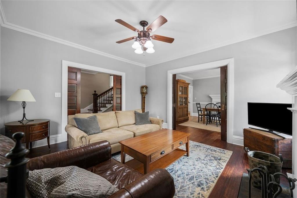 209 Chestnut Road Sewickley, PA 15143 - Photo 20 of 49 a living room with furniture and a flat screen tv