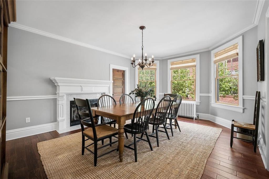 209 Chestnut Road Sewickley, PA 15143 - Photo 23 of 49 a view of a dining room with furniture window and wooden floor