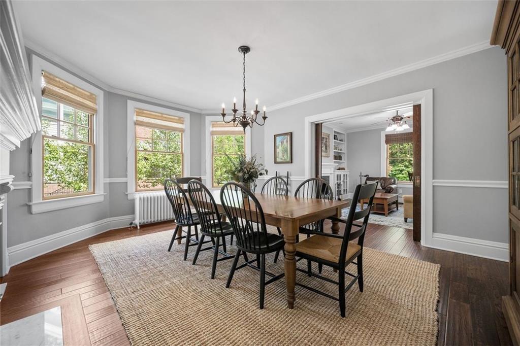 209 Chestnut Road Sewickley, PA 15143 - Photo 24 of 49 a view of a dining room with furniture window and wooden floor