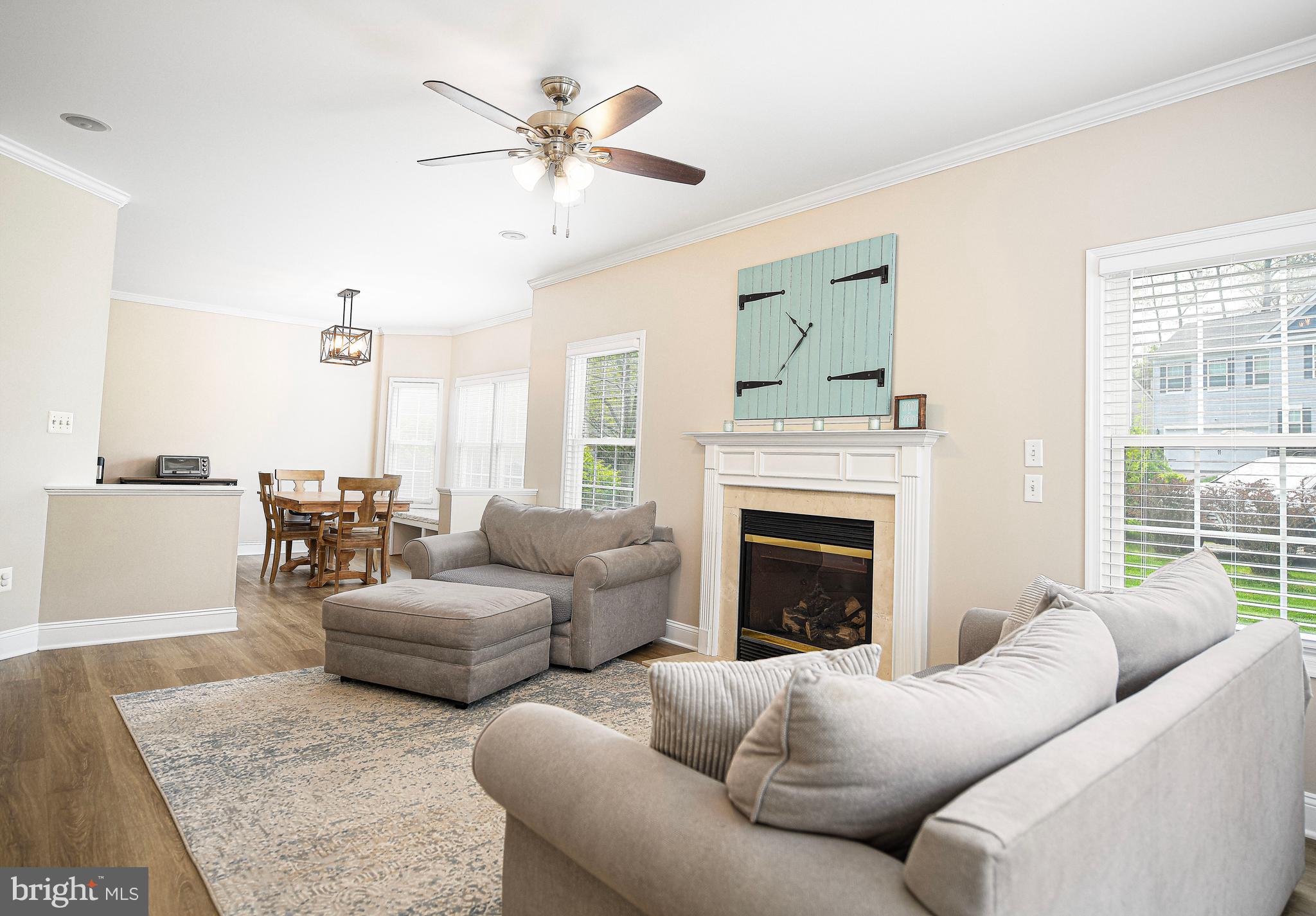 97 Ridge Run Road, Unit 28 North East, MD 21901 - Photo 3 of 43 LIVING ROOM WITH FIREPLACE (PROPANE)