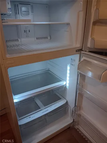 a close view of closet