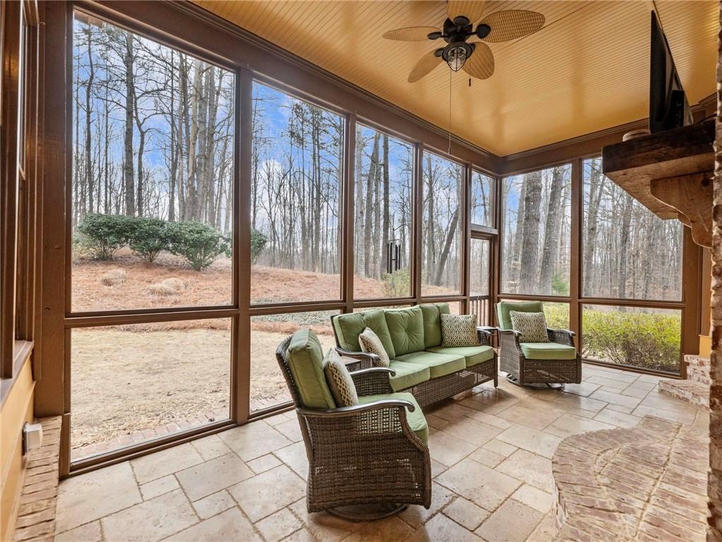6147 Golf View Court Jefferson, GA 30549 - Photo 51 of 73 a living room with furniture and large windows