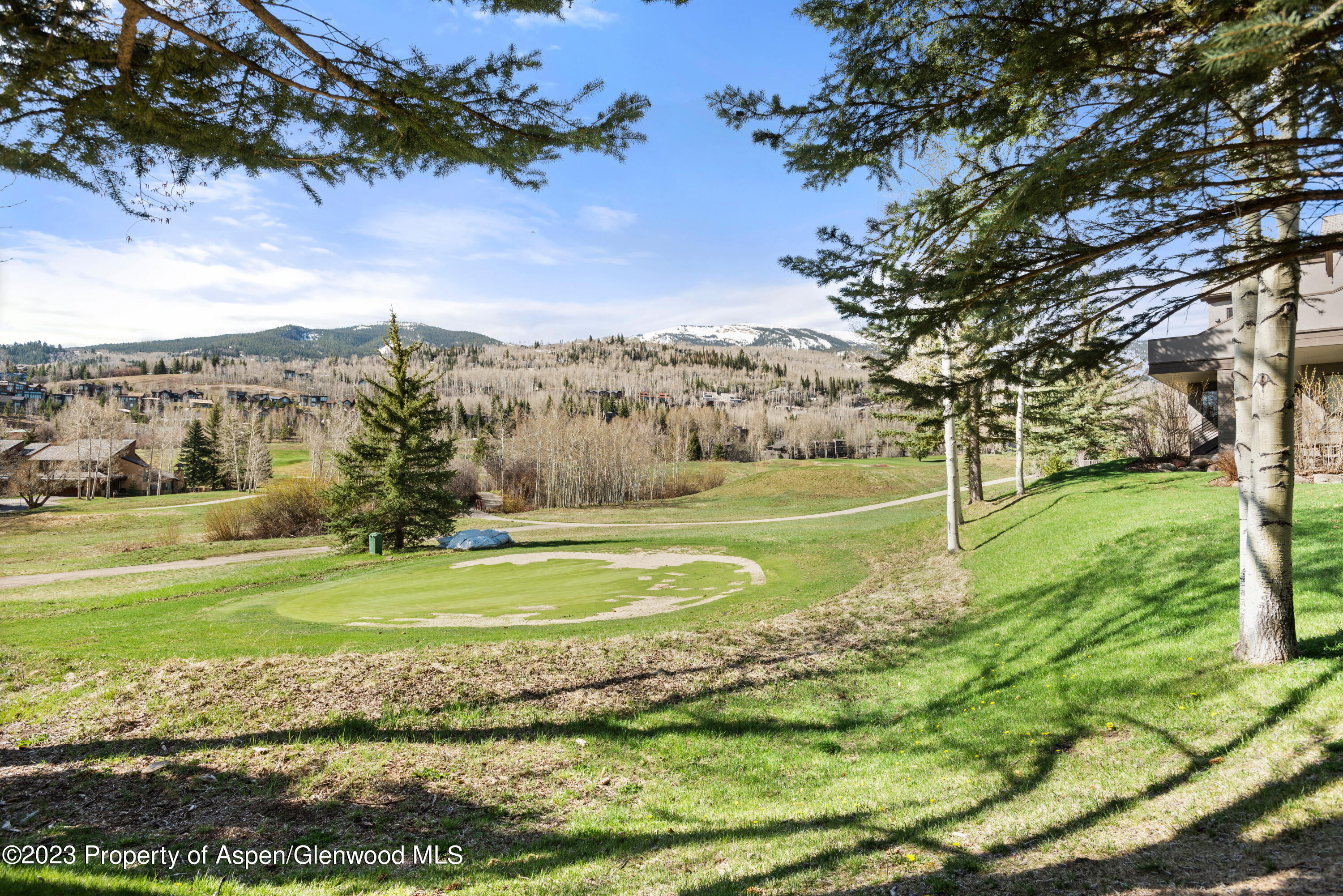 3904 Brush Creek Road, Unit 11 Snowmass Village, CO 81615 - Photo 5 of 25 a view of a golf course with a lake
