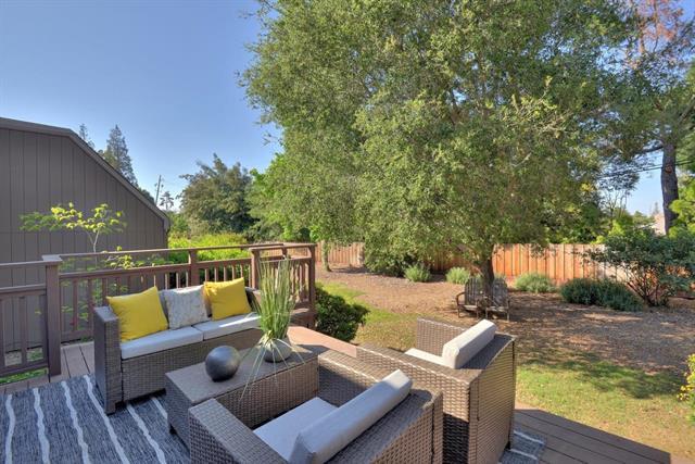 4 Farm Road Los Altos, CA 94024 - Photo 17 of 25 a view of sitting area with furniture in wooden deck