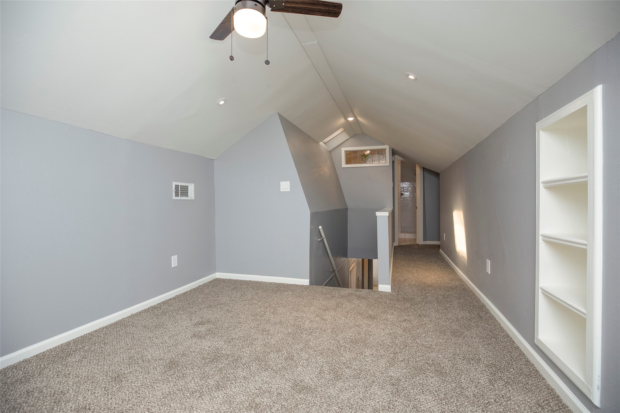 1202 Birdsall Street Houston, TX 77007 - Photo 22 of 30 a view of a hallway with staircase