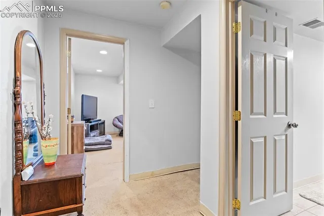 a bathroom with a sink a mirror and a shower