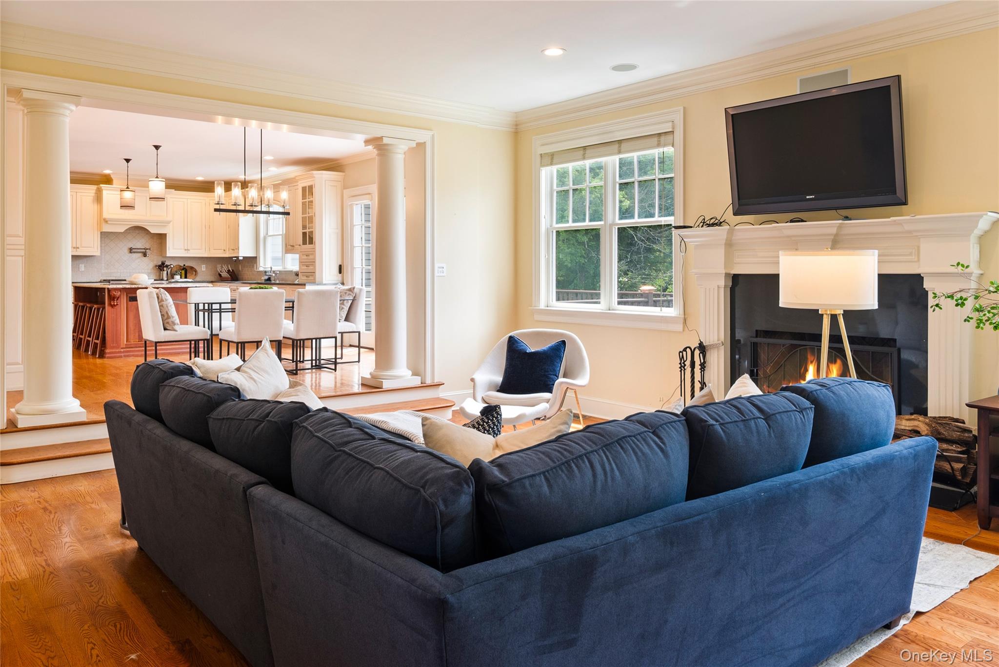 77 Byram Ridge Road Armonk, NY 10504 - Photo 17 of 48 Family room open to eat-in kitchen