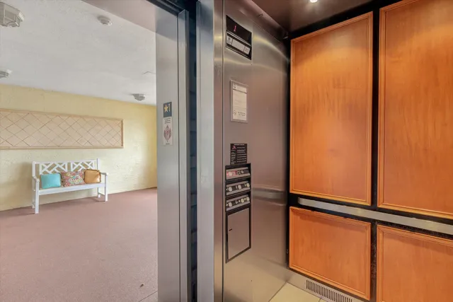 a view of a city with an ocean view