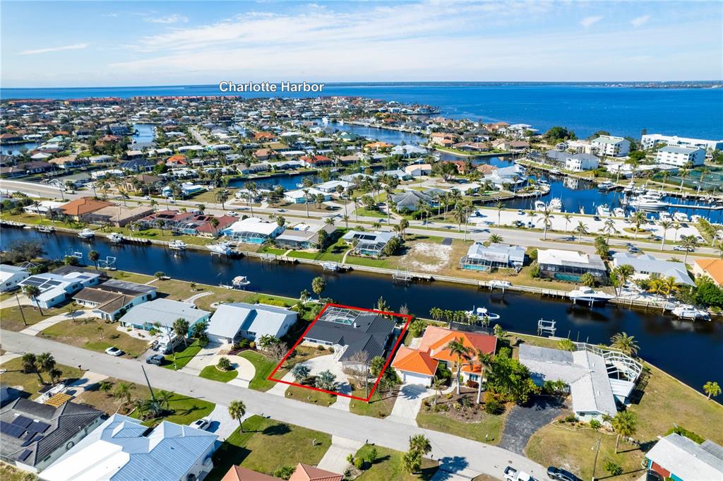 1732 Boca Raton Court Punta Gorda, FL 33950 - Photo 12 of 64 an aerial view of a city