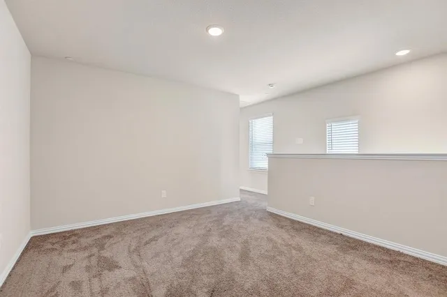 an empty room with a empty space