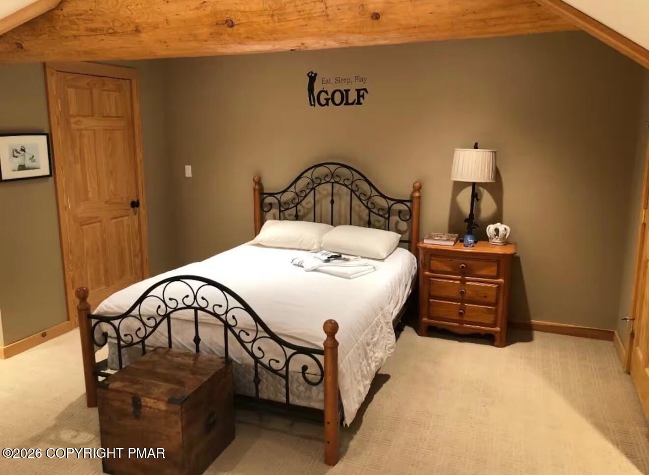 1673 Laurel Run Road Wilkes Barre, PA 18702 - Photo 13 of 19 a bedroom with a bed and a table