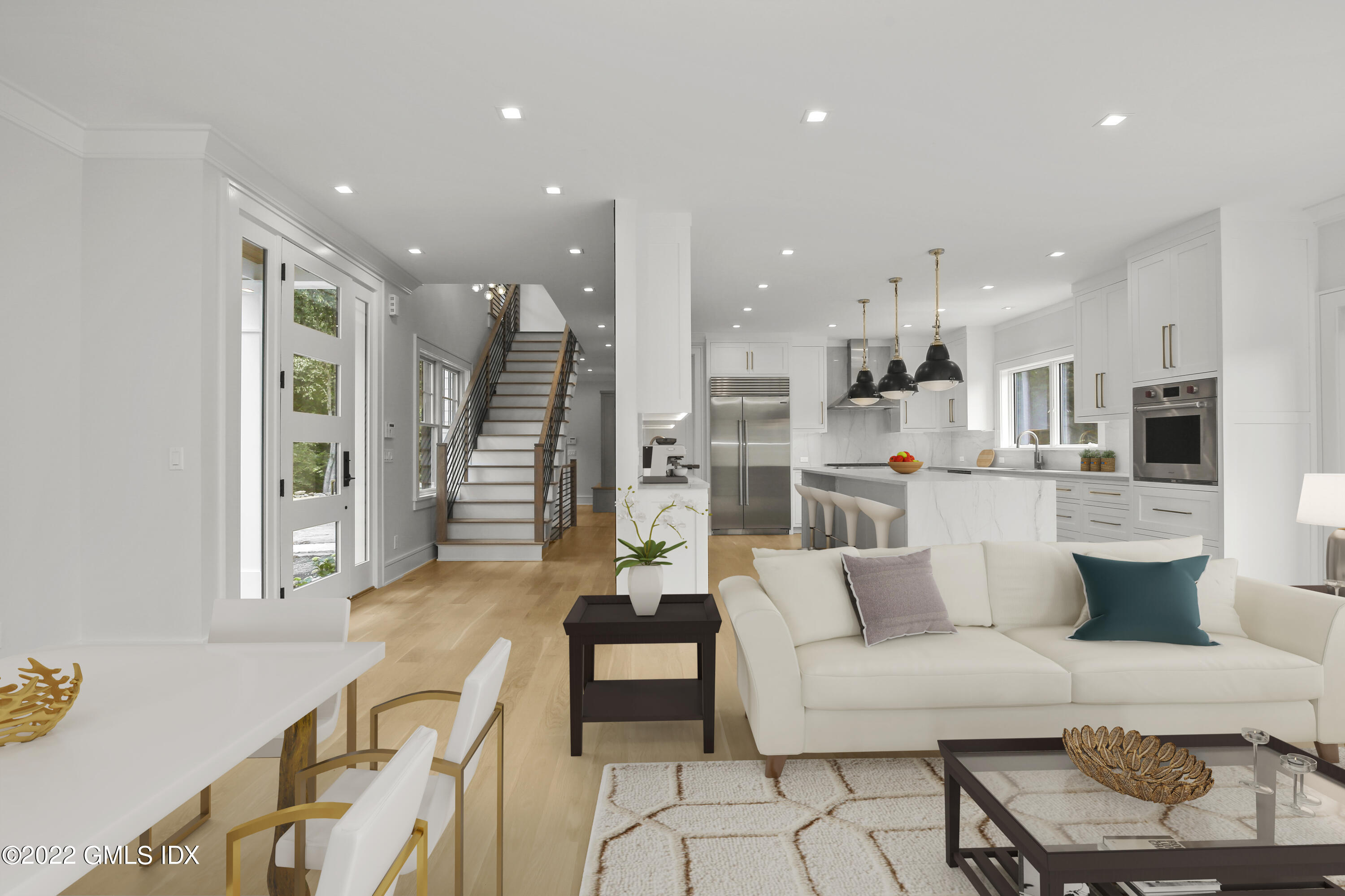 106 Sheep Hill Road Riverside, CT 06878 - Photo 12 of 53 a living room with furniture and a wooden floor