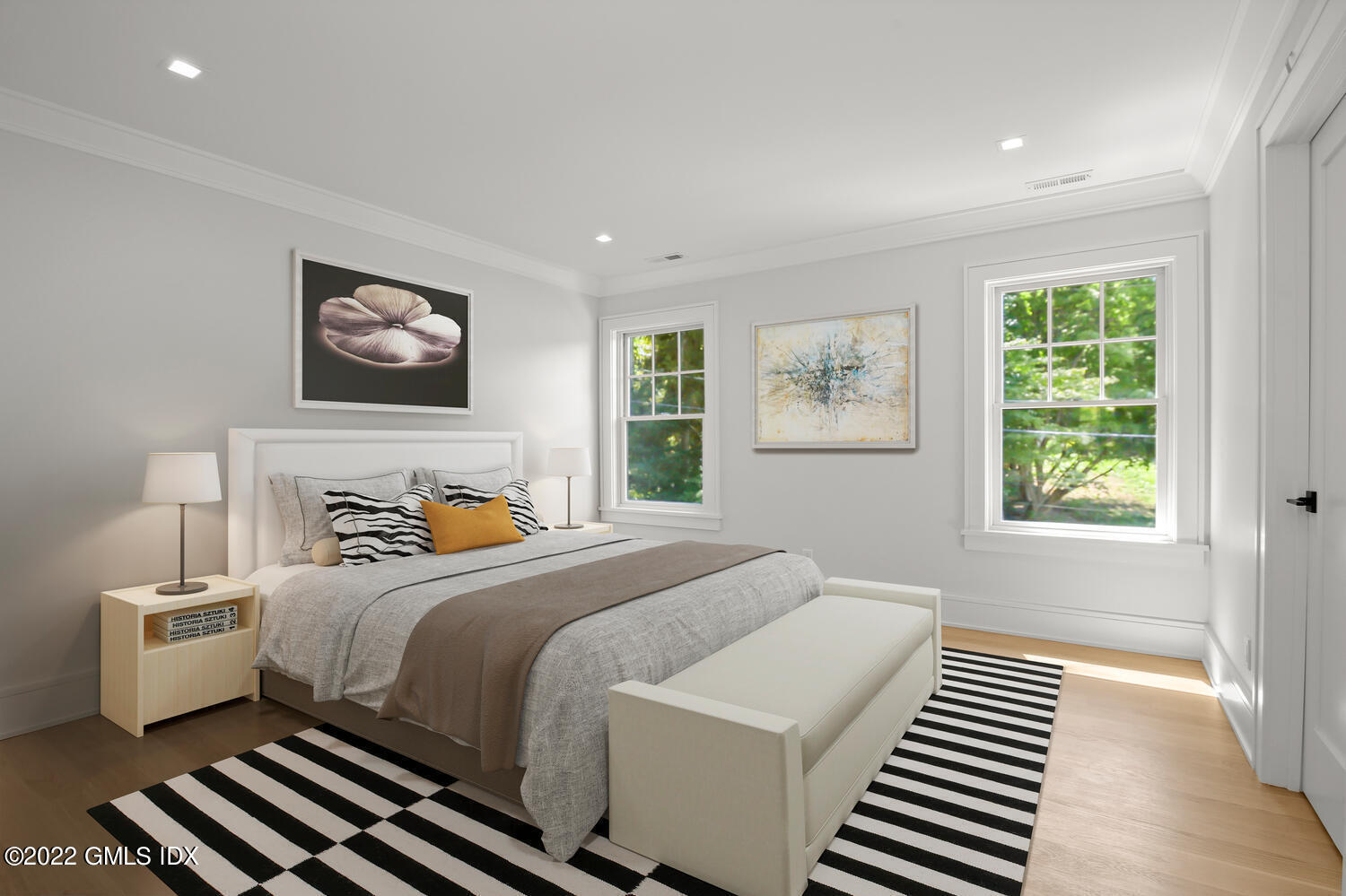 106 Sheep Hill Road Riverside, CT 06878 - Photo 35 of 53 a bedroom with bed and a window