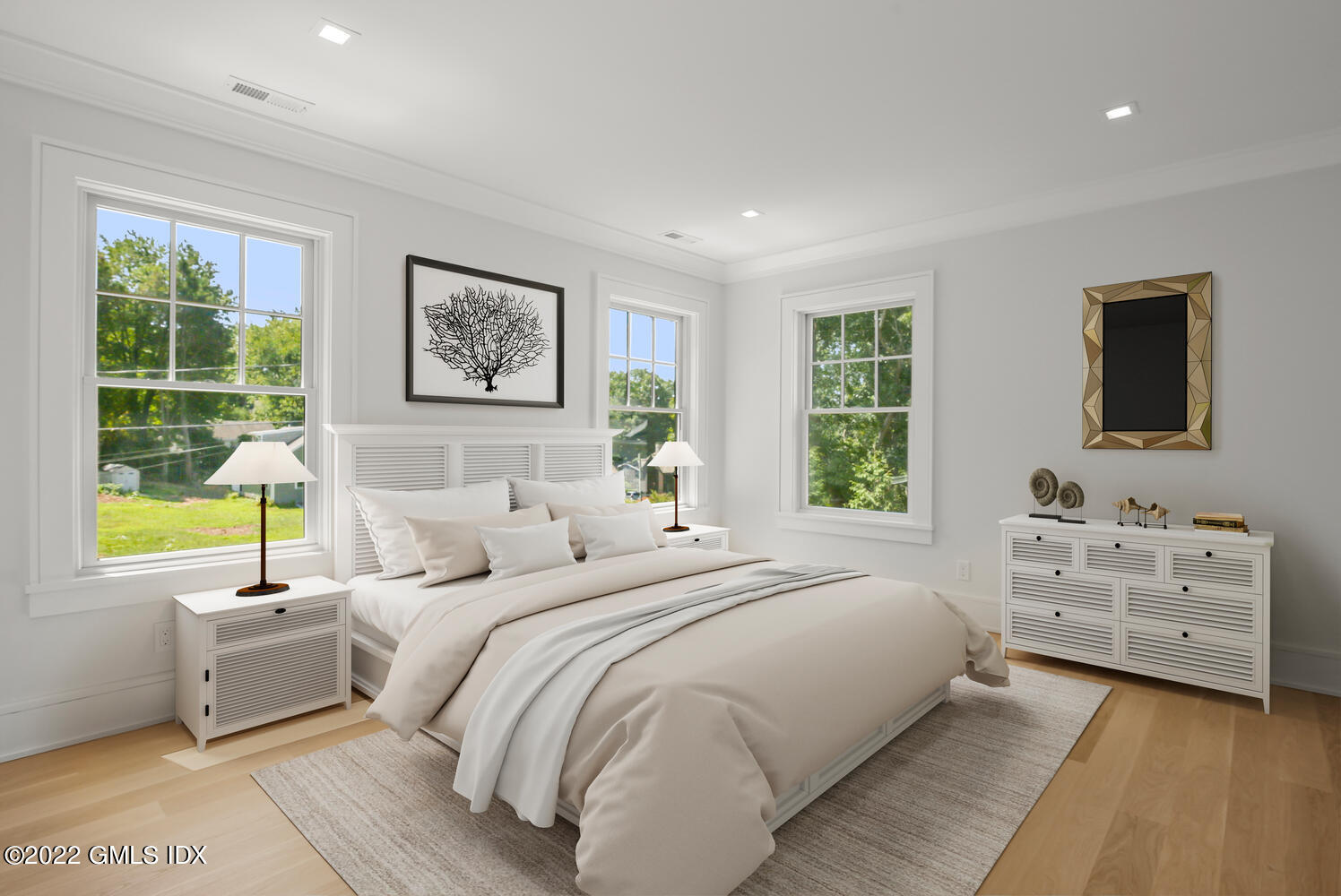 106 Sheep Hill Road Riverside, CT 06878 - Photo 37 of 53 a bedroom with a bed and a window