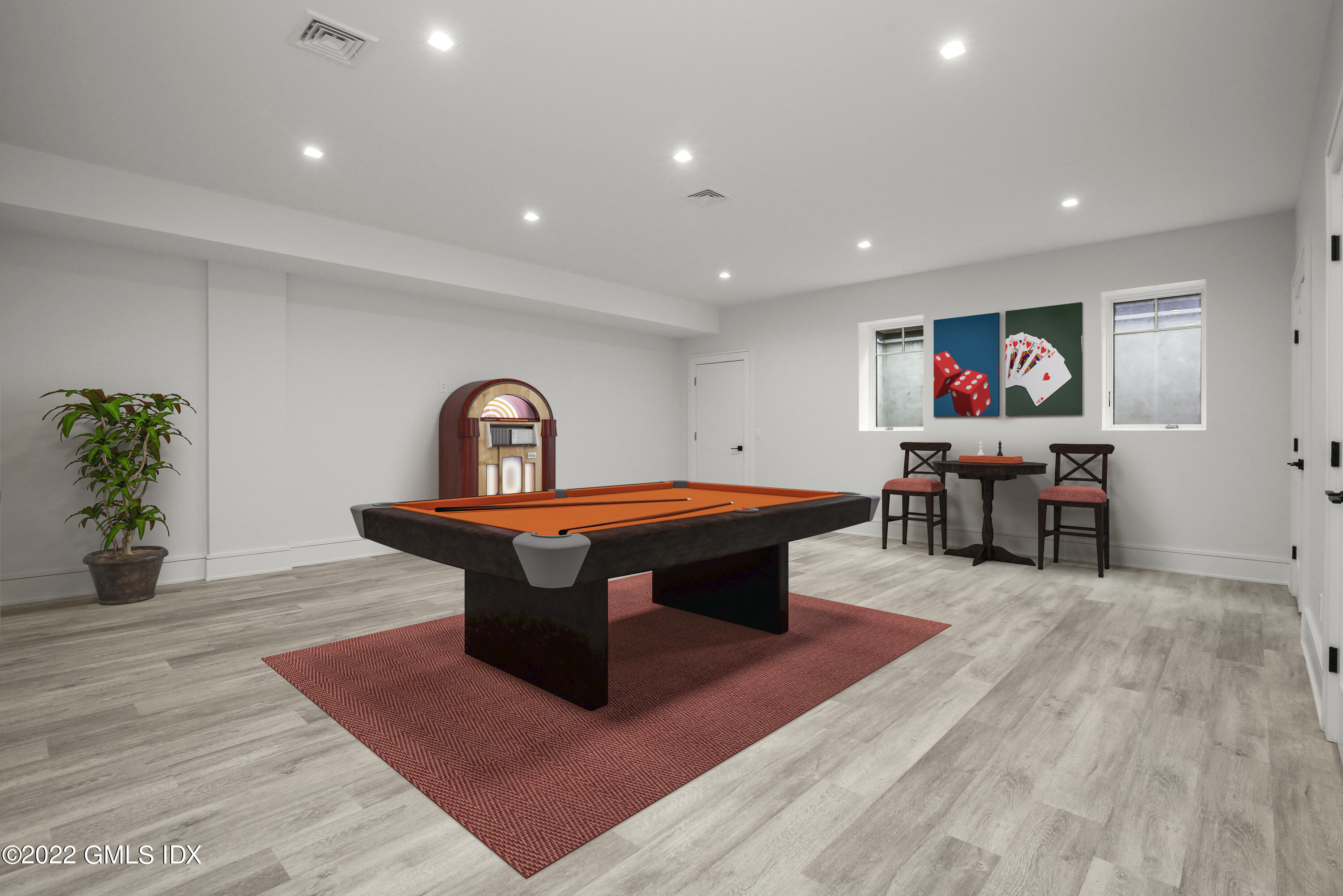 106 Sheep Hill Road Riverside, CT 06878 - Photo 47 of 53 a living room with furniture a rug and white walls