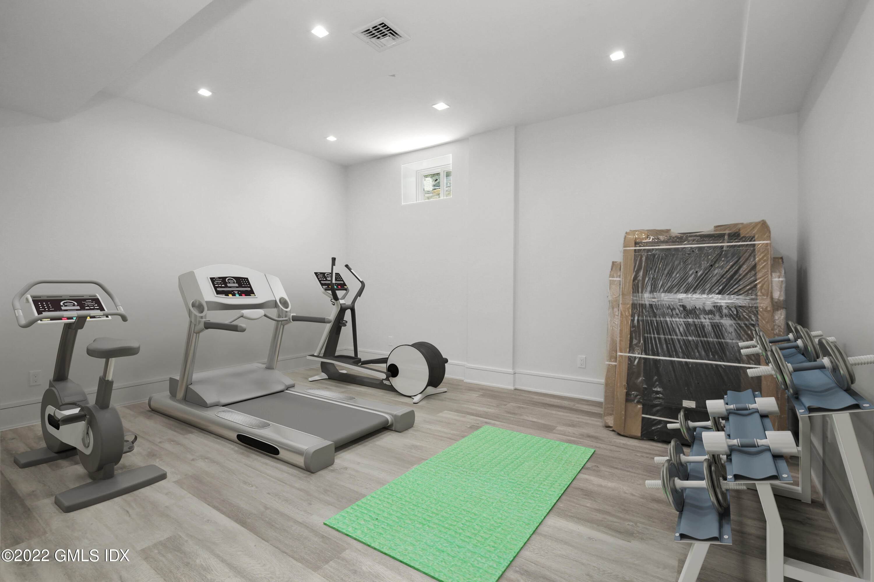 106 Sheep Hill Road Riverside, CT 06878 - Photo 50 of 53 a room with lots of gym equipment