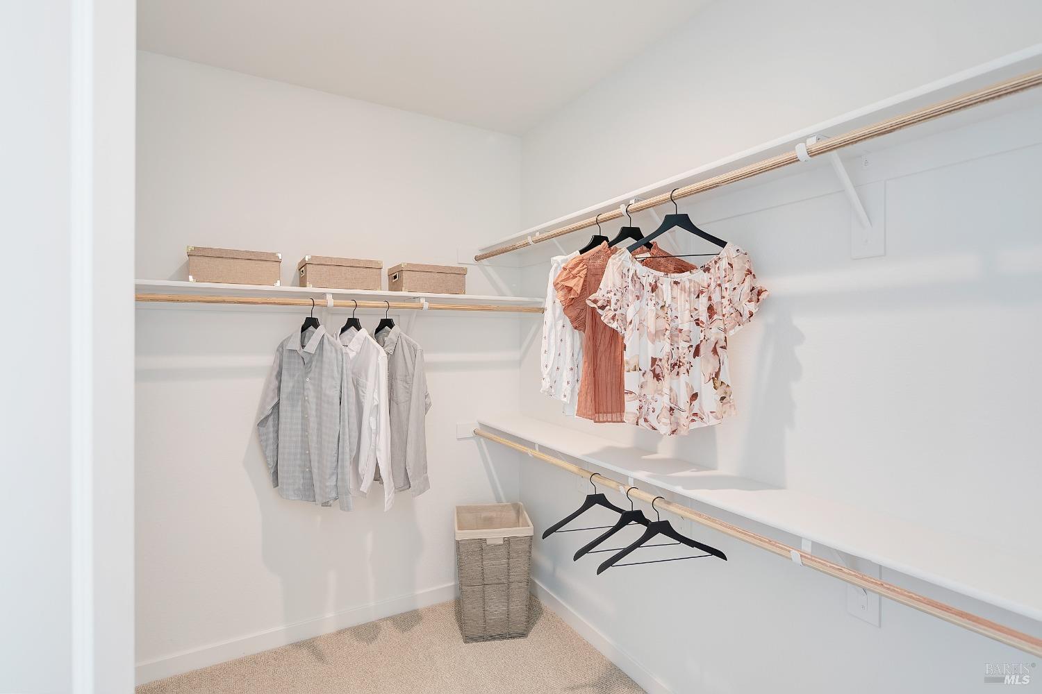 2438 Revival Lane Rio Vista, CA 94571 - Photo 25 of 40 a view of walk in closet with clothes and shoes