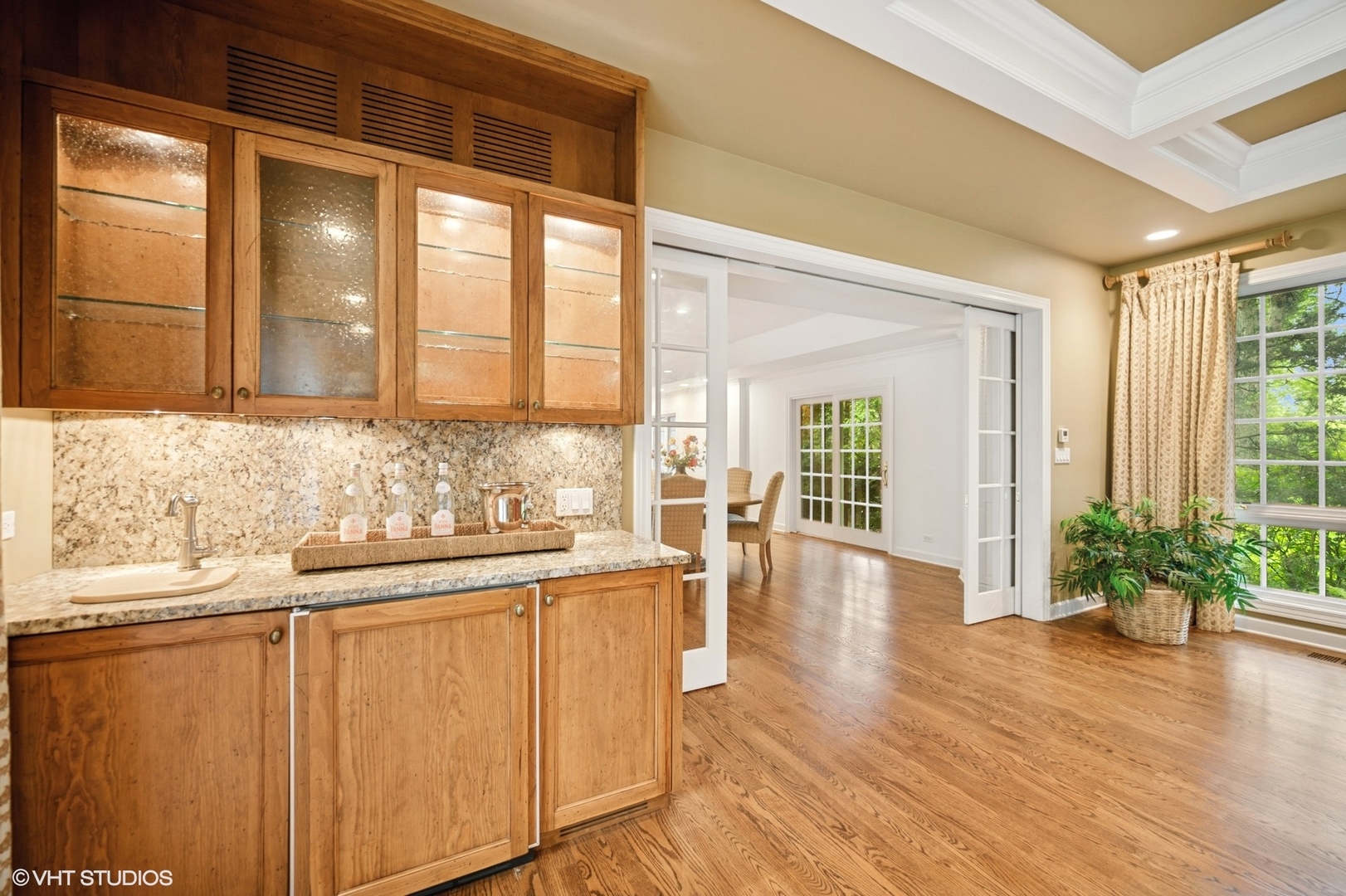 1118 Mt Pleasant Road Winnetka, IL 60093 - Photo 16 of 48 a view of a kitchen with an entryway and wooden floor