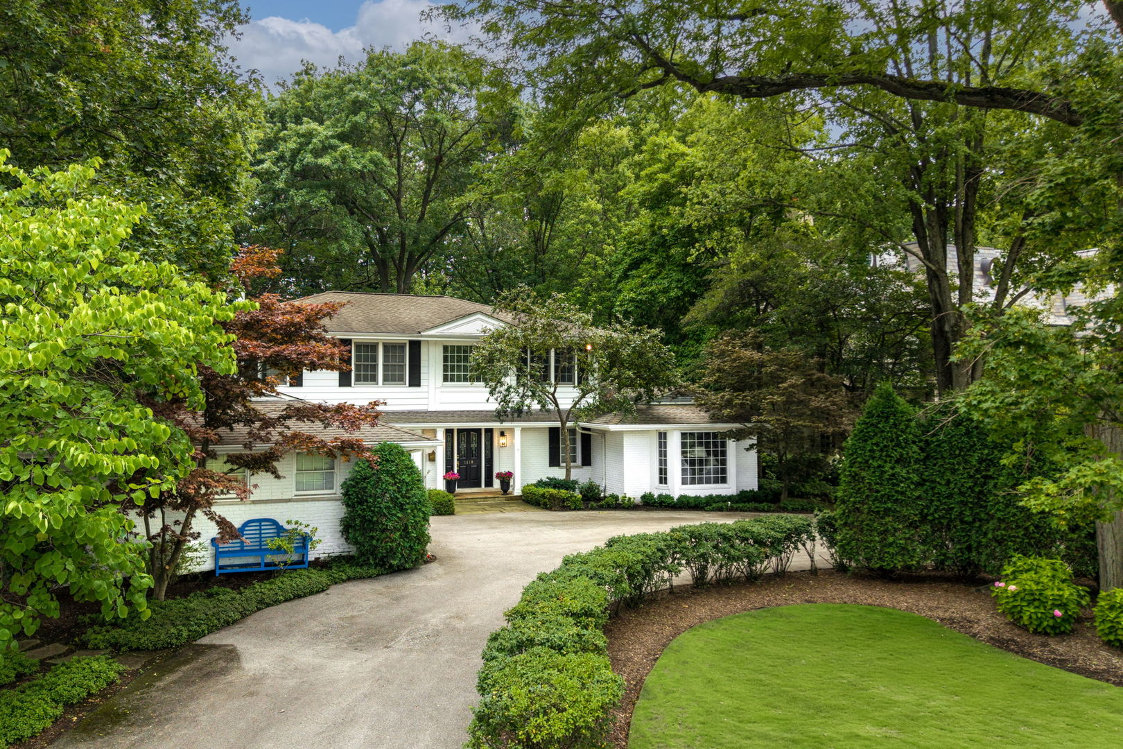 1118 Mt Pleasant Road Winnetka, IL 60093 - Photo 3 of 48 a front view of a house with a yard