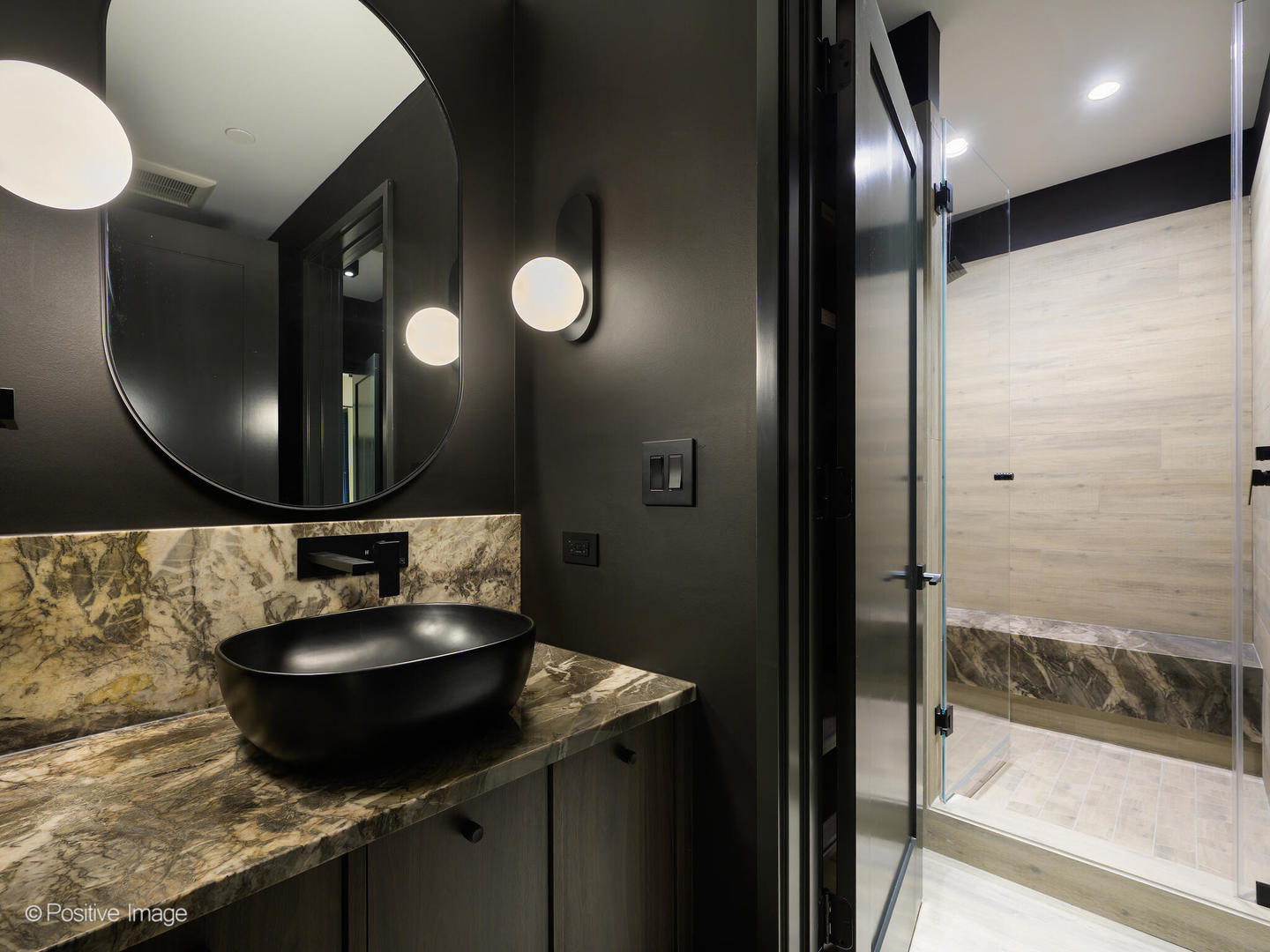 1106 Hohlfelder Road Glencoe, IL 60022 - Photo 38 of 61 a bathroom with a sink and a mirror