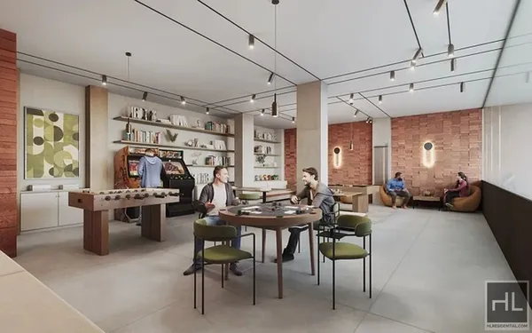 a view of a dining room with furniture window and chandelier