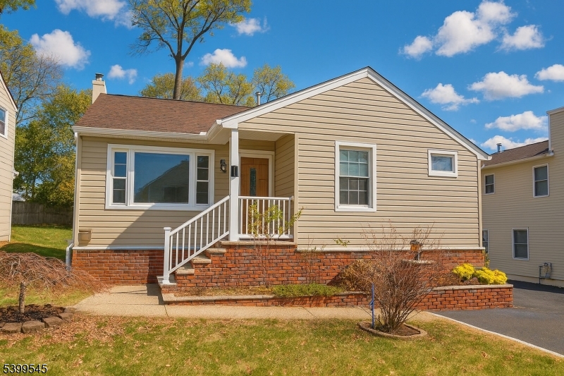 a view of a house with a patio