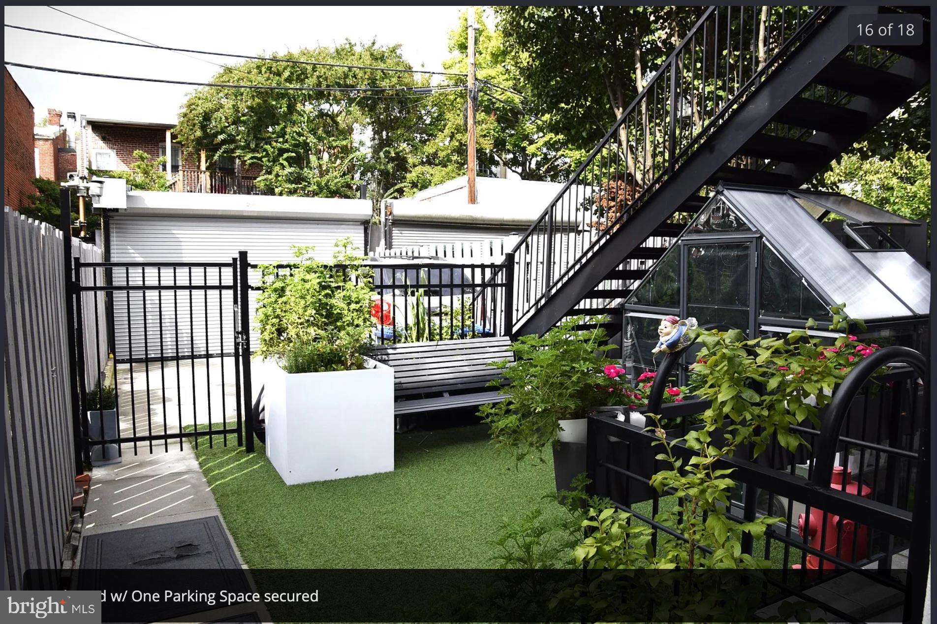 718 6th Street Northeast, Unit 1 Washington, DC 20002 - Photo 20 of 21 a view of a porch with a bench