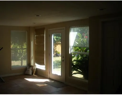 a empty closet with white paint