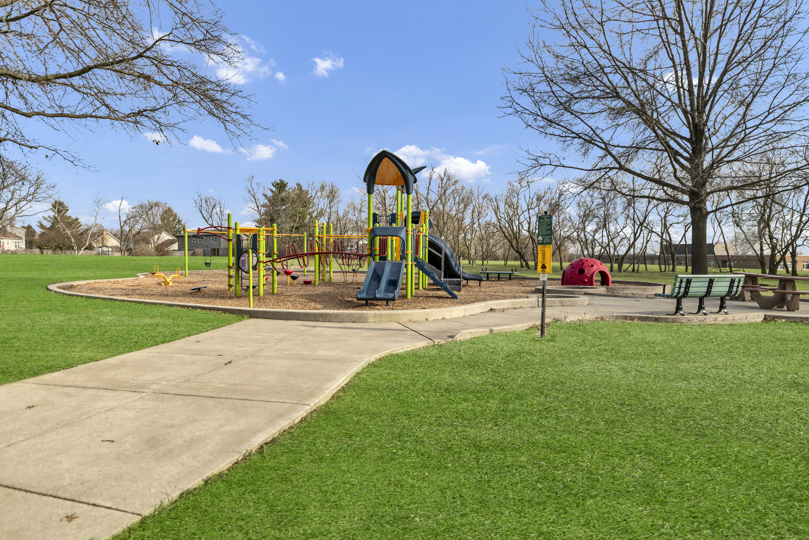 842 Pin Oak Circle Cary, IL 60013 - Photo 35 of 37 a park with kid zone