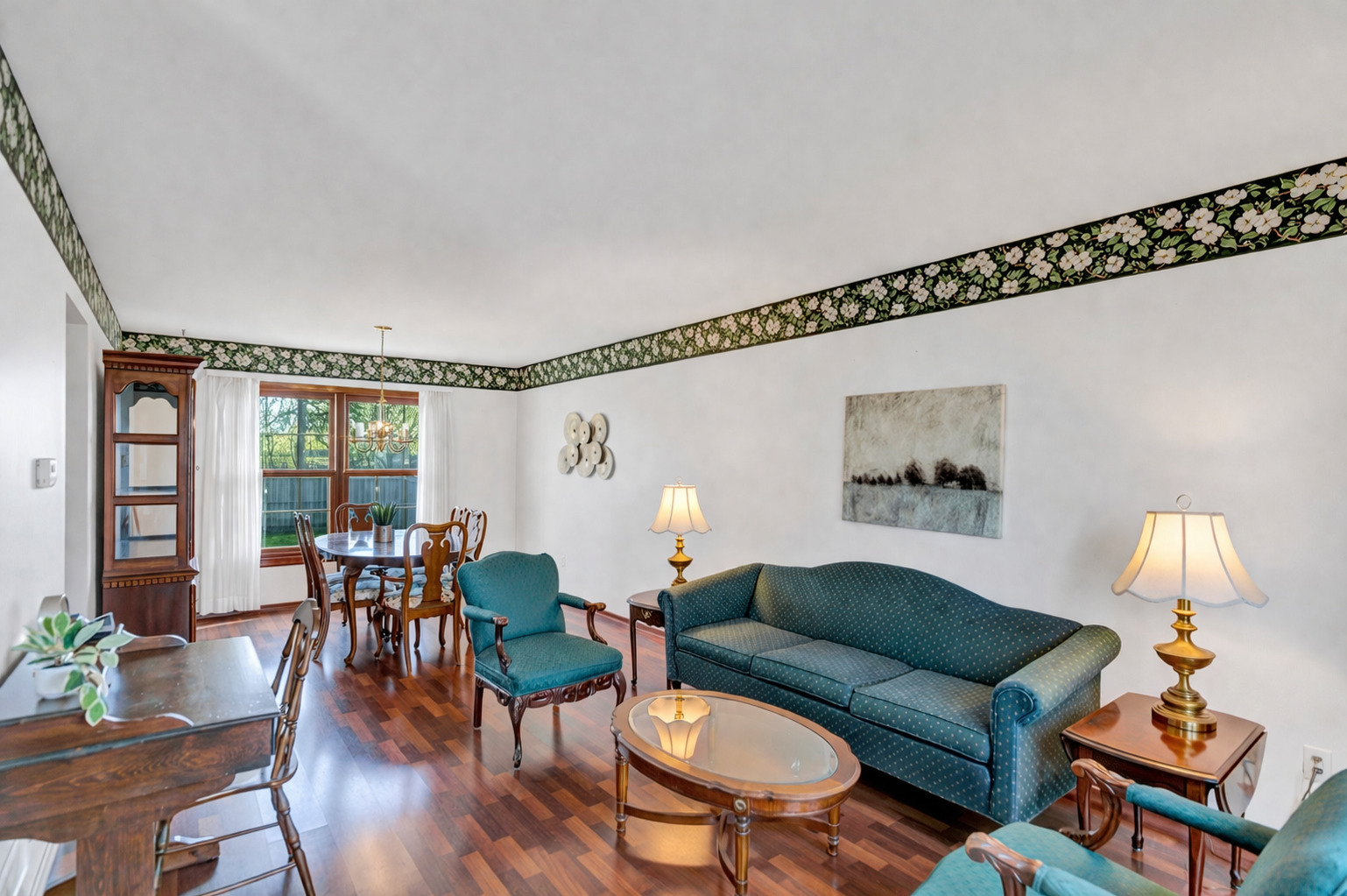 842 Pin Oak Circle Cary, IL 60013 - Photo 10 of 37 a living room with furniture and a wooden floor