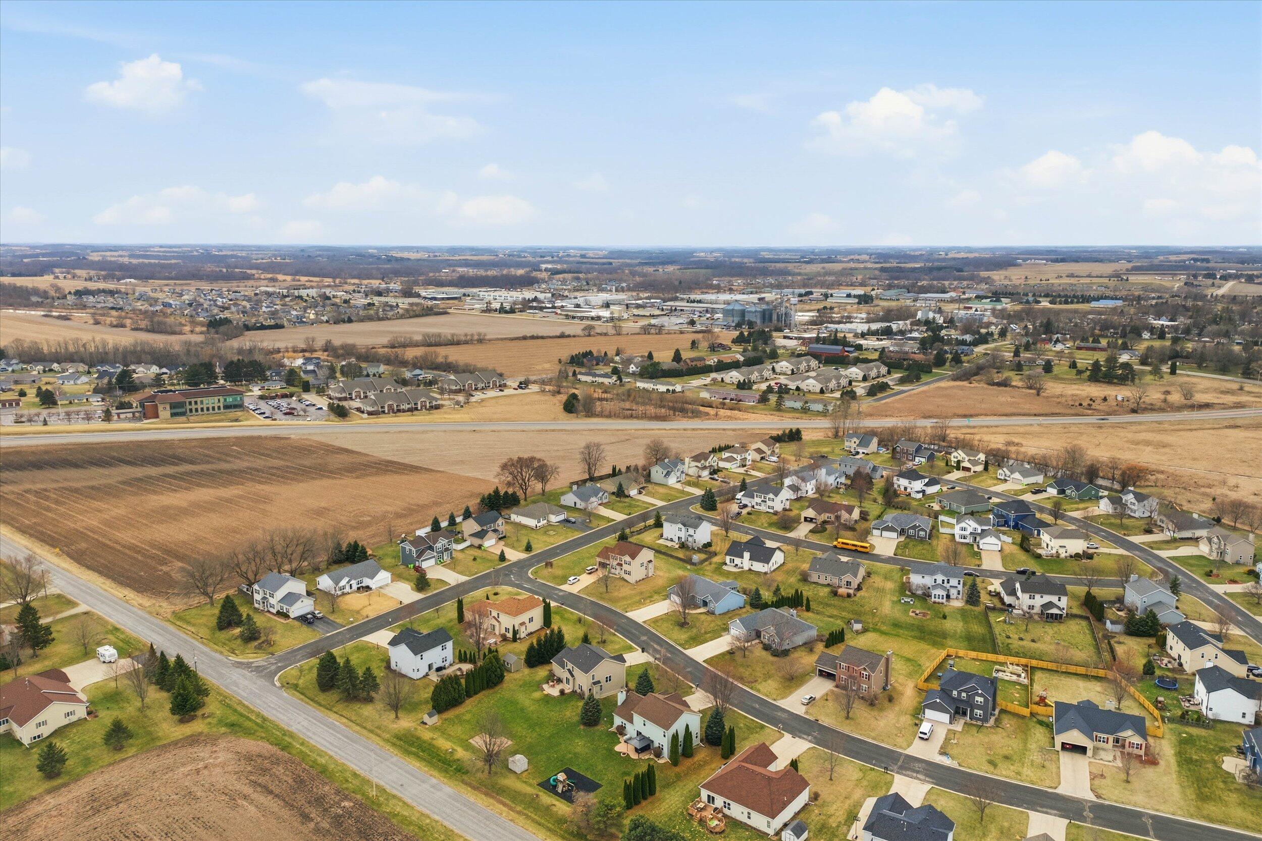 N8330 Whippoorwill Road Ixonia, WI 53036 - Photo 49 of 55 Drone Picture