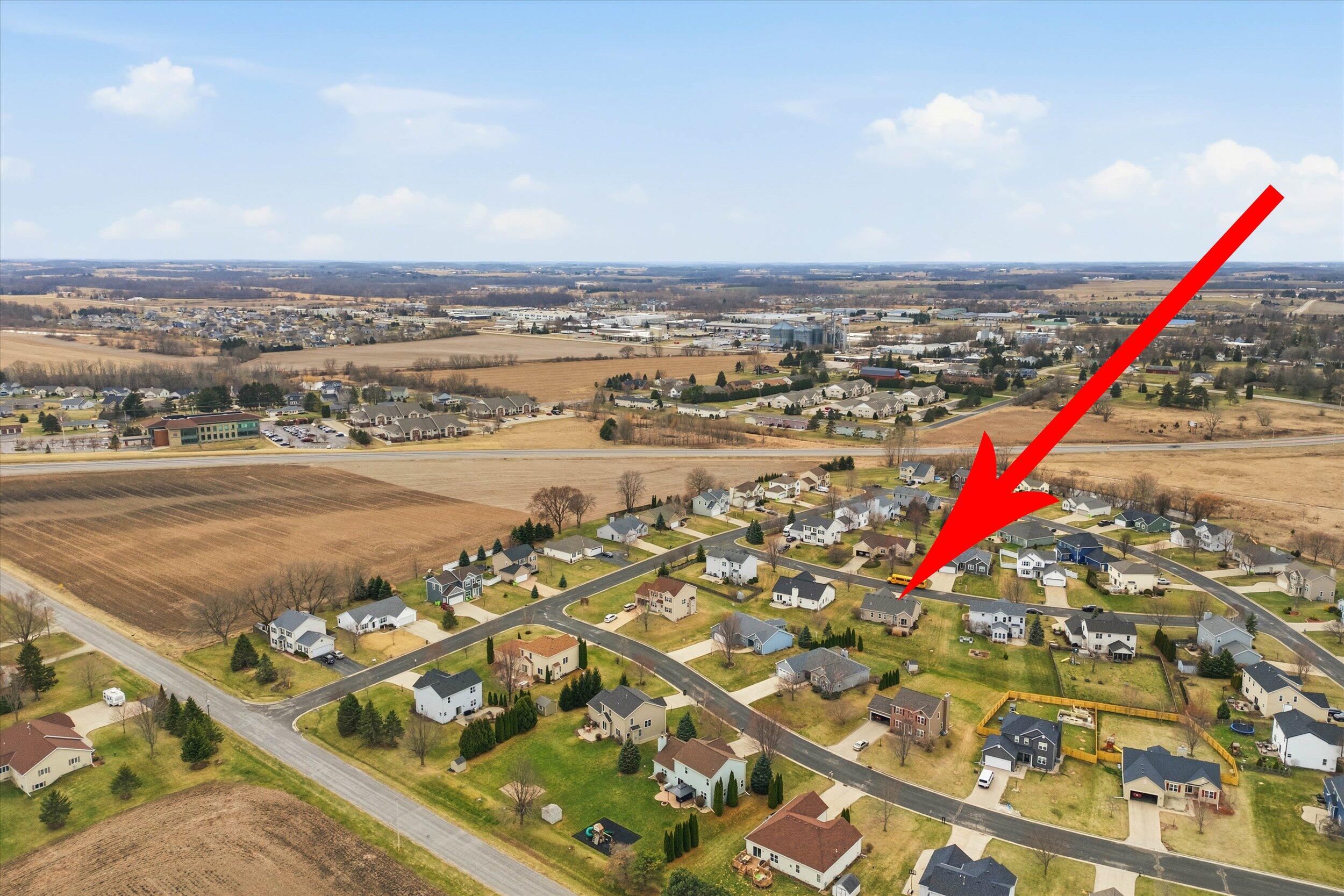 N8330 Whippoorwill Road Ixonia, WI 53036 - Photo 50 of 55 Drone Picture